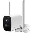 【楽天スーパーSALE】防犯カメラ wifiカメラ 200万画素 10400mA充電池 PIR人体検知 双方向通話 赤外線暗視 IP65防水防塵 長時間待機 U...