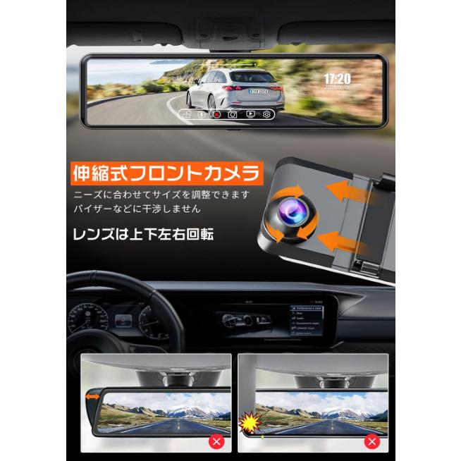 [�����ڥ���] CHANGER �ɥ饤�֥쥳������ �ߥ顼�� 4K+2.5K 64GB��®���ꥫ������° 11����� ���̼������ 170�빭�� �ɥ�쥳 ®��Ķ����� V69 PLUS[�饤�ե���ƥꥢ����Ź]