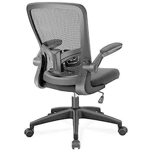 オフィスチェア 椅子 デスクチェア メッシュチェア 事務椅子 昇降機能付き 調節可能アームレスト HQ-FK-918[ライフインテリア専門店]