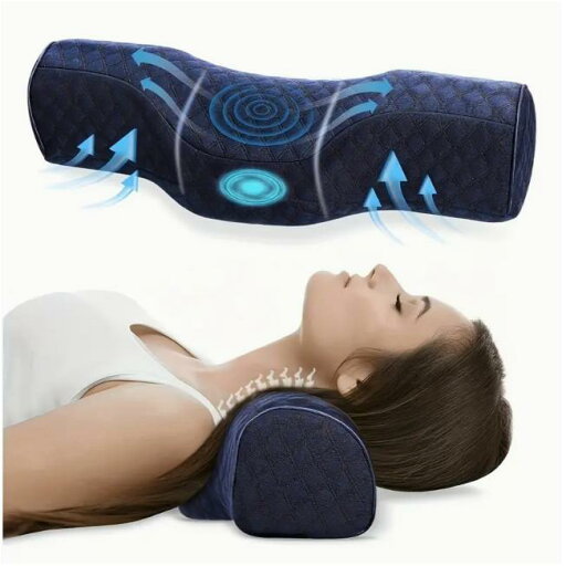 睡眠用頸椎枕1個、首こり用低反発枕ネックボルスター枕、ネックサポート枕睡眠用頸椎枕、ベッド枕 睡眠用頸椎枕1個、首こり用低反発枕ネックボルスター枕、ネックサポート枕睡眠用頸椎枕、ベッド枕