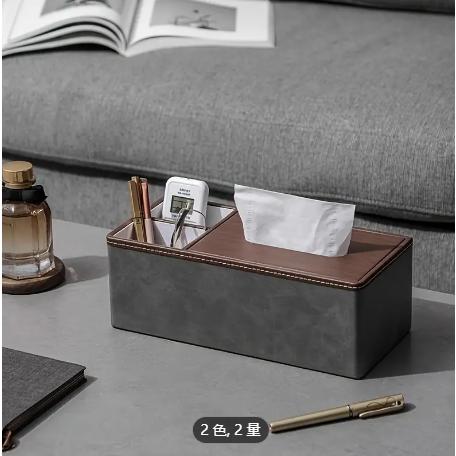 リモコン収納付きシックな多機能ティッシュボックス - リビング、ベッドルーム、ドレッサー、ホームオフィスに最適なフェイクレザー、ラッカー仕上げ。 リモコン収納付きシックな多機能ティッシュボックス - リビング、ベッドルーム、ドレッサー、ホームオフィスに最適なフェイクレザー、ラッカー仕上げ。