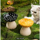2個の背の高い猫用ボウル。とてもかわいいキノコの形をした猫の水とフードボウル。セラミック製の猫用ボウル猫や他のペットのためのキュートな猫用フードボウル