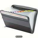 分類ファイルケースドキュメントファイルバッグファスナーケース A4 大容量 x ドキュメント整理ストレージケース 拡張フォルダ ドキュメント