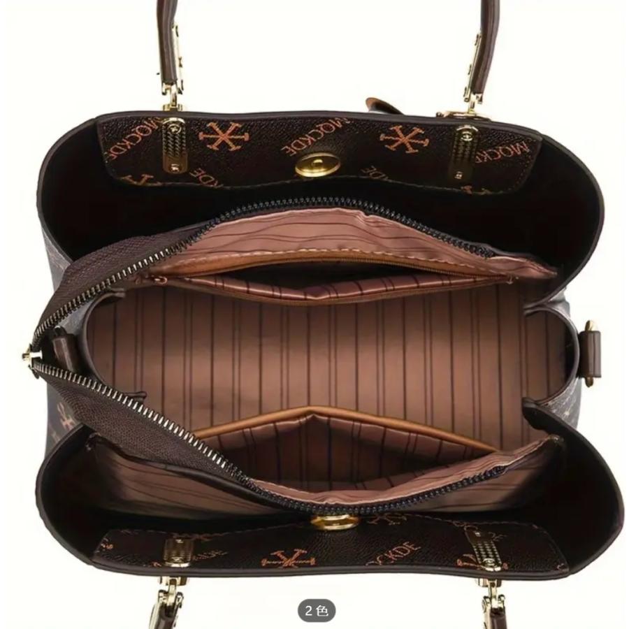 新しい多用途でスタイリッシュでテクスチャーが豊かな大容量の花柄のハイエステティックなハンドバッグ。片肩とクロスボディバッグが1つあります。