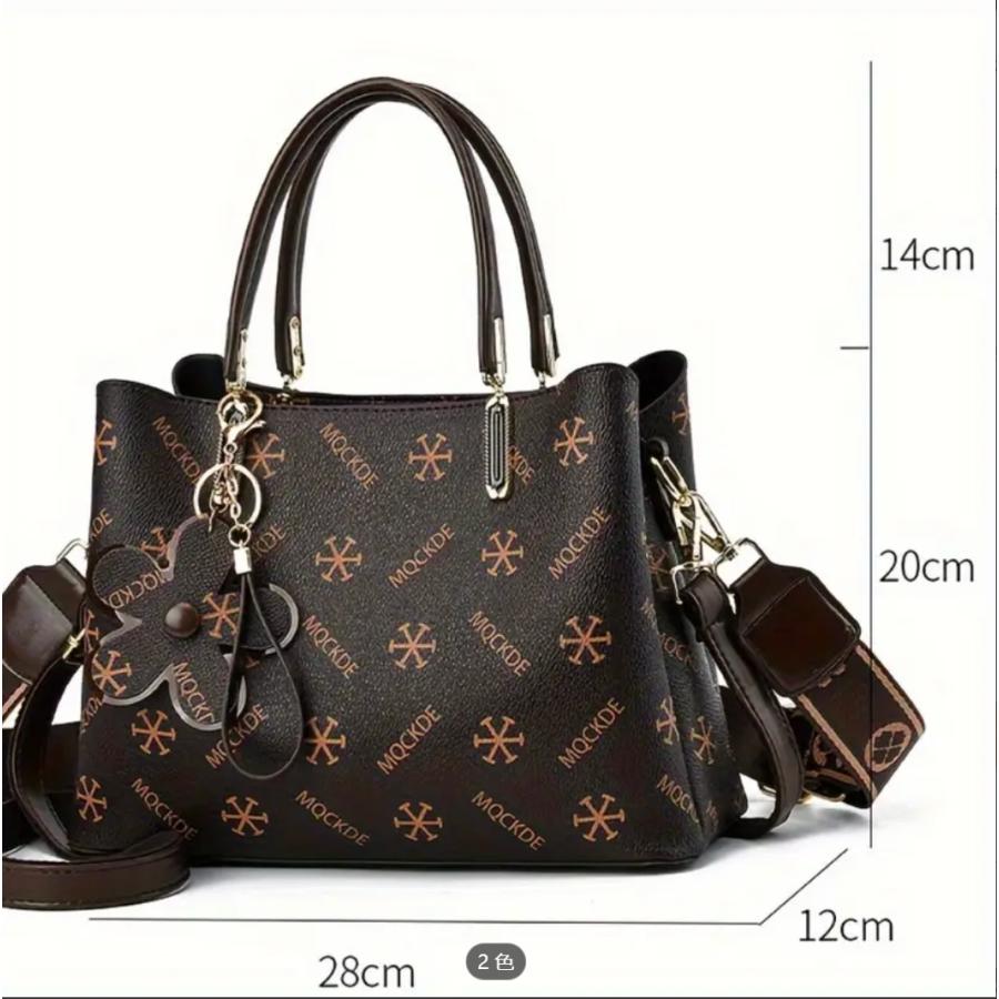 新しい多用途でスタイリッシュでテクスチャーが豊かな大容量の花柄のハイエステティックなハンドバッグ。片肩とクロスボディバッグが1つあります。