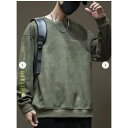 メンズ トレーナー パーカー Tシャツ 長袖 丸首 秋服 オーバーサイズ ゆったり 英字柄 カジュアル おしゃれ 快適 人気 シンプル おしゃれ tシャツ 春秋...