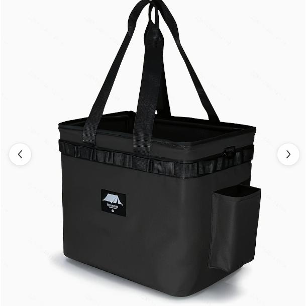 アウトドア収納、工具キット用折りたたみ式ストレージバッグ 32リットル