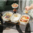 セラミック収納容器セット、3個、キッチン、パーティーに最適