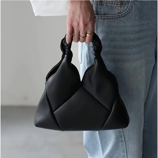 シングルショルダーバッグミニバッグレディースシングルショルダーハンドバッグソフトバッグガールズ高級ドローストリングプリーツダンプリングバッグレディース