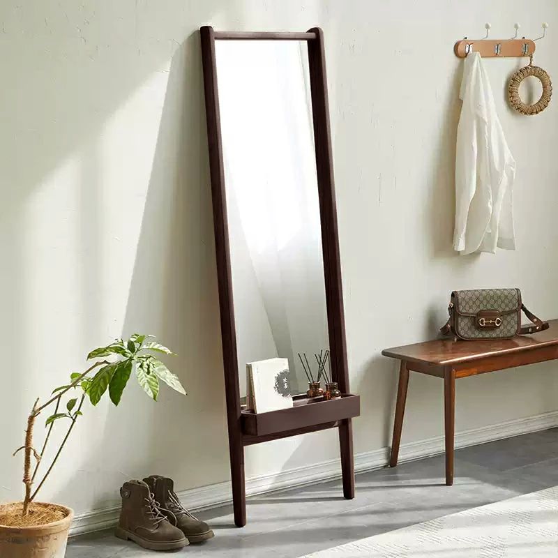 全身鏡 鏡 姿見 スタンドミラー ミラー 立て掛け 壁掛け かがみ 大きいミラー 163×50cm 鏡高さ121×幅46cm レトロ パイン材 お洒落 モダン お店 美容室 おしゃれ 新生活 天然木 全身鏡 姿見 木製フレーム 軽量 立てかけ 壁掛け 玄関 おしゃれ 後付け ミラー
