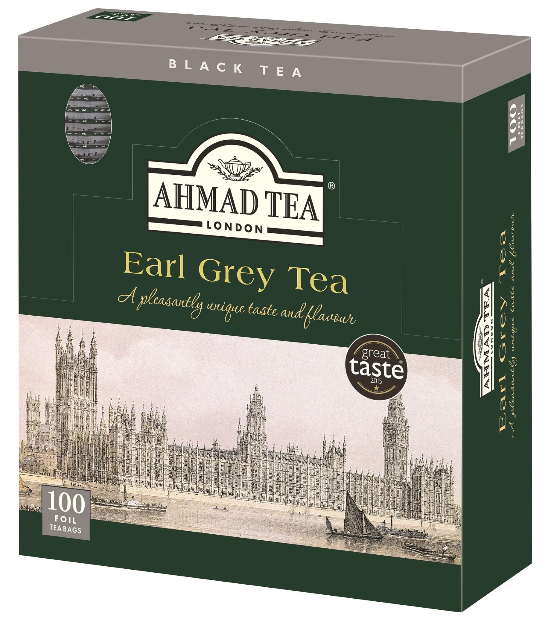 Rakuten - アーマッドティー アールグレイ ティーバッグ 100袋 個包装 イギリス 有名ブランド 紅茶 AHMAD TEA 大容量 業務用 カフェ