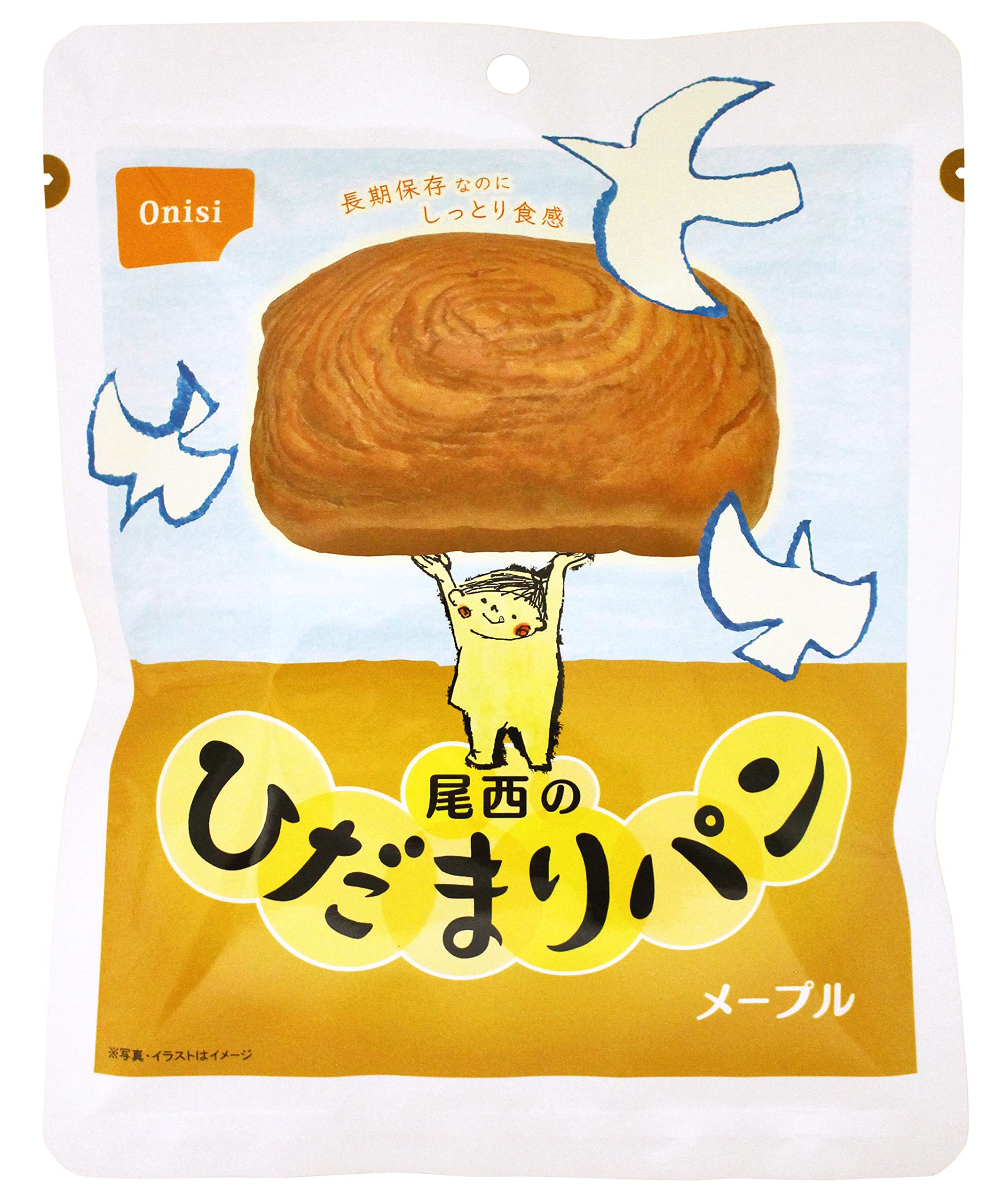 Rakuten - 尾西食品 ひだまりパン メープル 70g×6袋 (非常食・保存食)