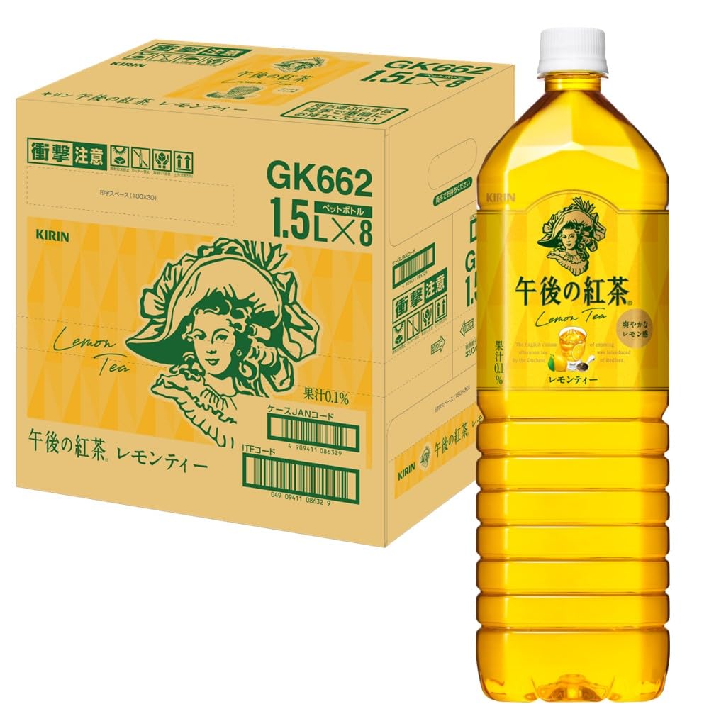 Rakuten - 【楽天スーパーSALE】キリン 午後の紅茶 レモンティー 1.5L 8本 紅茶 お茶 ペットボトル アイスティー
