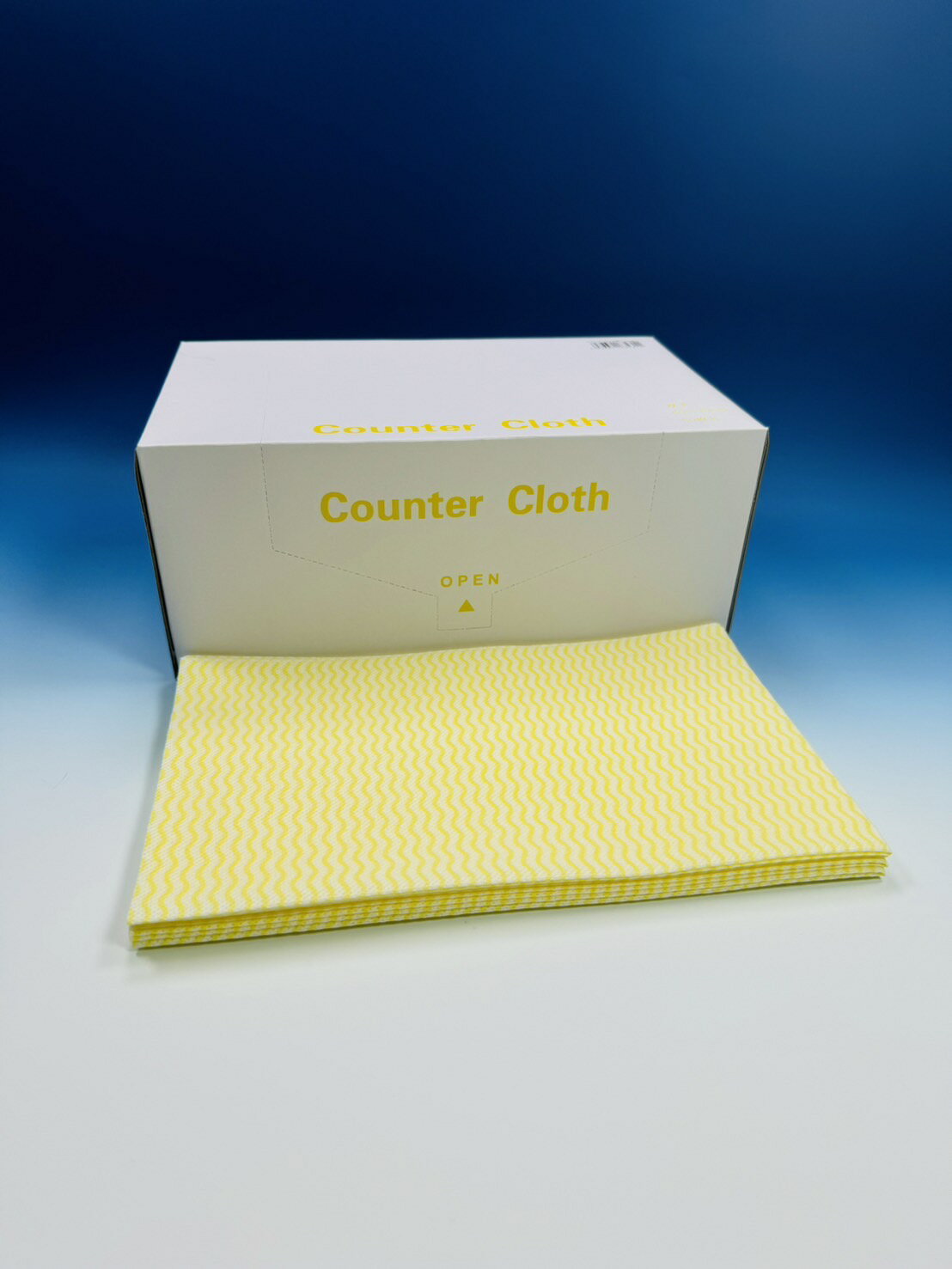 【自社ブランド】カウンタークロス／厚手／75g／イエロー　2箱