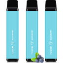 電子タバコ 使い捨て VAPE 7500回吸引可能 ブルーベリー 3本 メンソール配合 プレミアムフレーバー 大容量 爆煙 水蒸気タバコ ビタミン入り ニコチン...