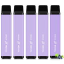 電子タバコ 使い捨て vape 12500回吸引 巨峰 5本 メンソール入り 大容量 爆煙 水蒸気タバコ メンテナンス不要 ビタミン入り ニコチンなし タールな...