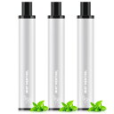 STICK PLUS 電子タバコ 使い捨て VAPE ミントメンソール 3本セット 4500回吸引可能 ベイプ 爆煙 水蒸気タバコ 禁煙パイポ ニコチンゼロ タ...