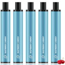 電子タバコ使い捨て VAPE 7500回吸引可能 ラズベリーチェリー風味 ベイプ 爆煙 水蒸気タバコ 禁煙パイポ 電子タバコ タール ニコチン0 本体 5本セット DBL STICK PLUS