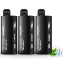 電子タバコ VAPE ベイプ シーシャ 25500回吸引可能 ミントメンソール 3本セット 爆煙 大容量 使い捨て LEDモニター搭載 持ち運び 特製リキッド ...