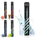 電子タバコ シーシャ ベイプ 使い捨て vape 2000回吸引可能 持ち運び便利 大容量 禁煙グッズ 水蒸気タバコ 爆煙 フレーバー ミネラルウォーター ブル...