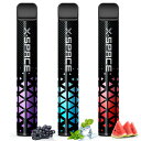 電子タバコ シーシャ ベイプ 使い捨て vape 3風味セット 6000回吸引可能 持ち運び便利 大容量 禁煙パイポ 禁煙グッズ 水蒸気タバコ 爆煙 vape フレーバースティック 電子タバコ 水蒸気 タール ニコチン0 X-SPACE