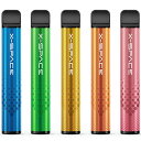 X-SPACE 電子タバコ 使い捨て ベイプ 持ち運び シーシャ vape 5風味セットC 10,000回吸引可能 大容量 禁煙パイポ 禁煙グッズ 水蒸気タバコ...
