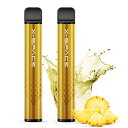 電子タバコ 使い捨て ベイプ ゴールデンパイナップル 2本 4000回吸引可能 持ち運び シーシャ vape 大容量 禁煙パイポ 禁煙グッズ 水蒸気タバコ 爆煙...