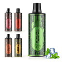 電子タバコ vape 交換用POD 充填済み カートリッジ 選べる5風味 5000回吸引可能 1個/2個入り スーパーメンソール グレープフルーツ 白桃烏龍茶 ...