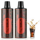 電子タバコ vape 交換用POD 充填済み カートリッジ コーラ*2個入り べイプ互換カートリッジ 10000回吸引可能 ニコチン0 タール0 爆煙 禁煙 減...