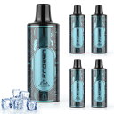 電子タバコ vape 交換用POD 充填済み カートリッジ 零度スーパー清涼感*5 本体含まれない 25000回吸引可能 べイプ互換カートリッジ ニコチン0 タ...