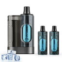 電子タバコ 使い捨て vape シーシャ 15,000回吸引回数 大容量 零度スーパー清涼感ポッド3個付き 水蒸気タバコ ベイプ 爆煙 カートリッジ交換可能 持ち運び便利 禁煙グッズ ニコチン0 タール0 I3型 ARASHI
