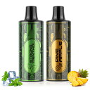 電子タバコ vape 交換用POD 充填済み カートリッジ スーパーメンソール+パイナップル 2個入り べイプ互換カートリッジ 10000回吸引可能 ニコチン0...