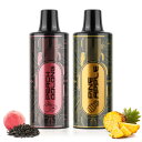 電子タバコ vape 交換用POD 充填済み カートリッジ 白桃烏龍茶+パイナップル 2個入り べイプ互換カートリッジ 10000回吸引可能 ニコチン0&タール...