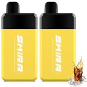 電子タバコ シーシャ VAPE ベイプ 2個セット 20,000回吸引可能 使い捨て 爆煙 大容量 スムースな吸い心地 持ち運び 水蒸気たばこ 禁煙サポート ニ...