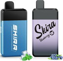 電子タバコ シーシャ VAPE ベイプ 2風味セット 20,000吸引可能 使い捨て 爆煙 大容量 スムースな吸い心地 持ち運び 水蒸気たばこ 禁煙サポート ニ...