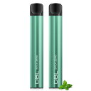 DBL 電子タバコ 使い捨て 持ち運び シーシャ ベイプ 2本入り ミントアイス 大容量 VAPE 禁煙パイポ 爆煙 水蒸気タバコ 禁煙サポート タール ニコチ...