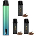 電子タバコ VAPE スターターキット 本体 15000回吸引 カートリッジ 3個入り POD LEDディスプレイ搭載 残量表示 使い捨て 使用簡単 メンソール...