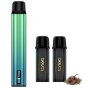 電子タバコ VAPE スターターキット POD x2個 10000回吸引 カートリッジ+本体 使い捨て 使用簡単 メンソール入り 爆煙 禁煙 ベイプ コスパ ニ...