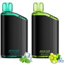 ARASHI 電子タバコ 使い捨て ベイプ メンソール 32,000回吸引可能 禁煙パイポ vape シーシャ 持ち運び 爆煙 水蒸気タバコ ニコチン0 タール0 禁煙グッズ V2型 アイスミント+マスカット