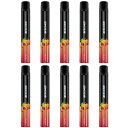 電子タバコ 使い捨て 持ち運び シーシャ VAPE 10本セット大容量 15000回吸引可能 ベイプ 爆煙 水蒸気タバコ 禁煙サポート ニコチンなし タールなし オートスイッチ SKIRA (ピーチ*10)