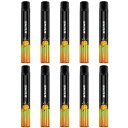 電子タバコ 使い捨て 持ち運び シーシャ VAPE 10本セット大容量 15000回吸引可能 ベイプ 爆煙 水蒸気タバコ 禁煙サポート ニコチンなし タールなし オートスイッチ SKIRA (マンゴー*10)