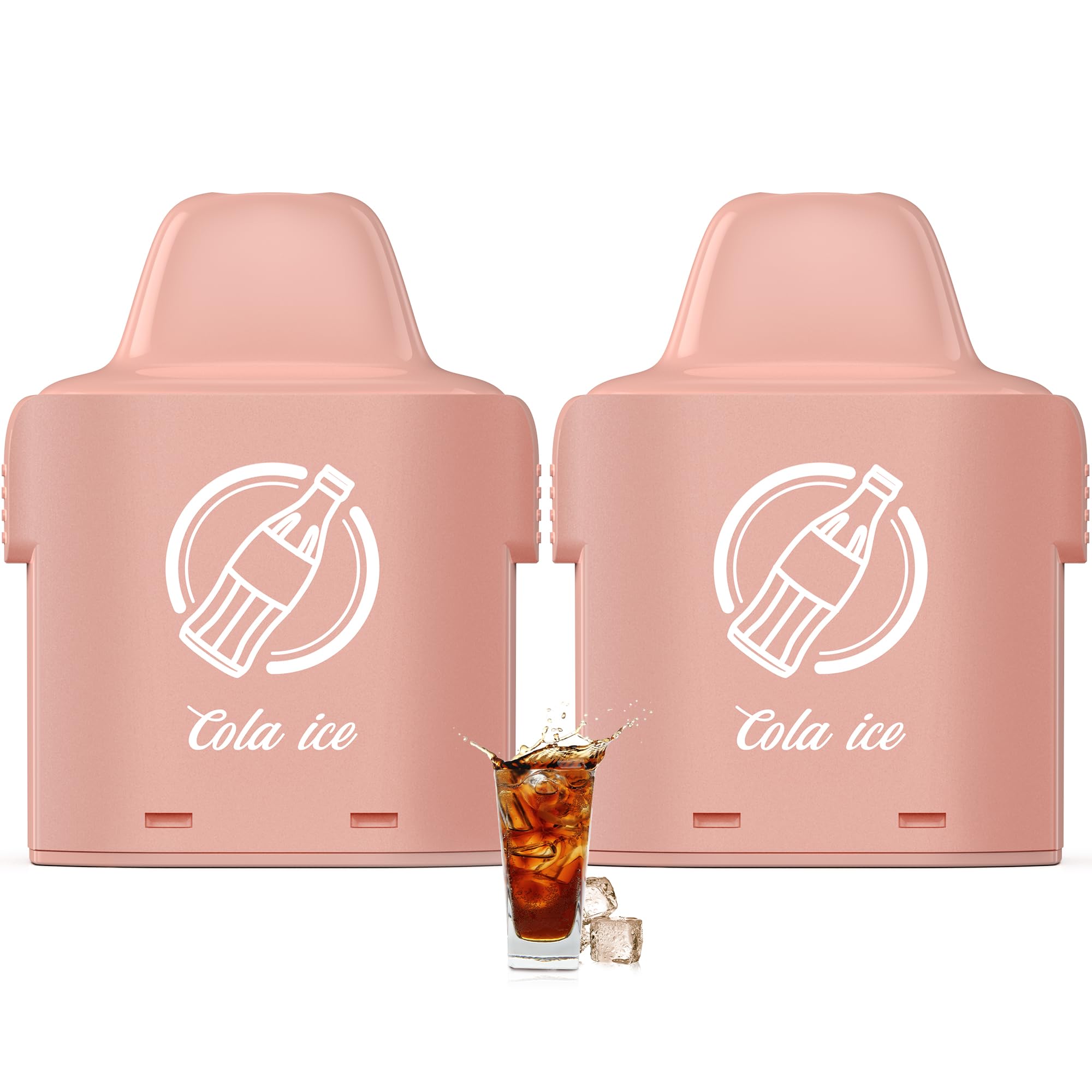 電子タバコ vape 交換用POD リキッド充填済み カートリッジ コーラ*2本 30000回吸引可能 べイプ互換カートリッジ POD型 ニコチンなし タールな...