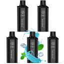 電子タバコ vape シーシャ I4型 交換用POD 5個入り ストロングメンソール 使い捨て ポッド フレーバーカートリッジ リキッド充填済み 爆煙 禁煙 ニ...