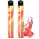 電子タバコ 使い捨て ベイプ 持ち運び シーシャ スイカ2本 爆煙 3000回吸引可能 大容量 VAPE 水蒸気タバコ 禁煙 ニコチン0 タール0 MEET
