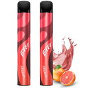 電子タバコ 使い捨て ベイプ 持ち運び シーシャ オレンジ2本 爆煙 3000回吸引可能 大容量 VAPE 水蒸気タバコ 禁煙 ニコチン0 タール0 MEET