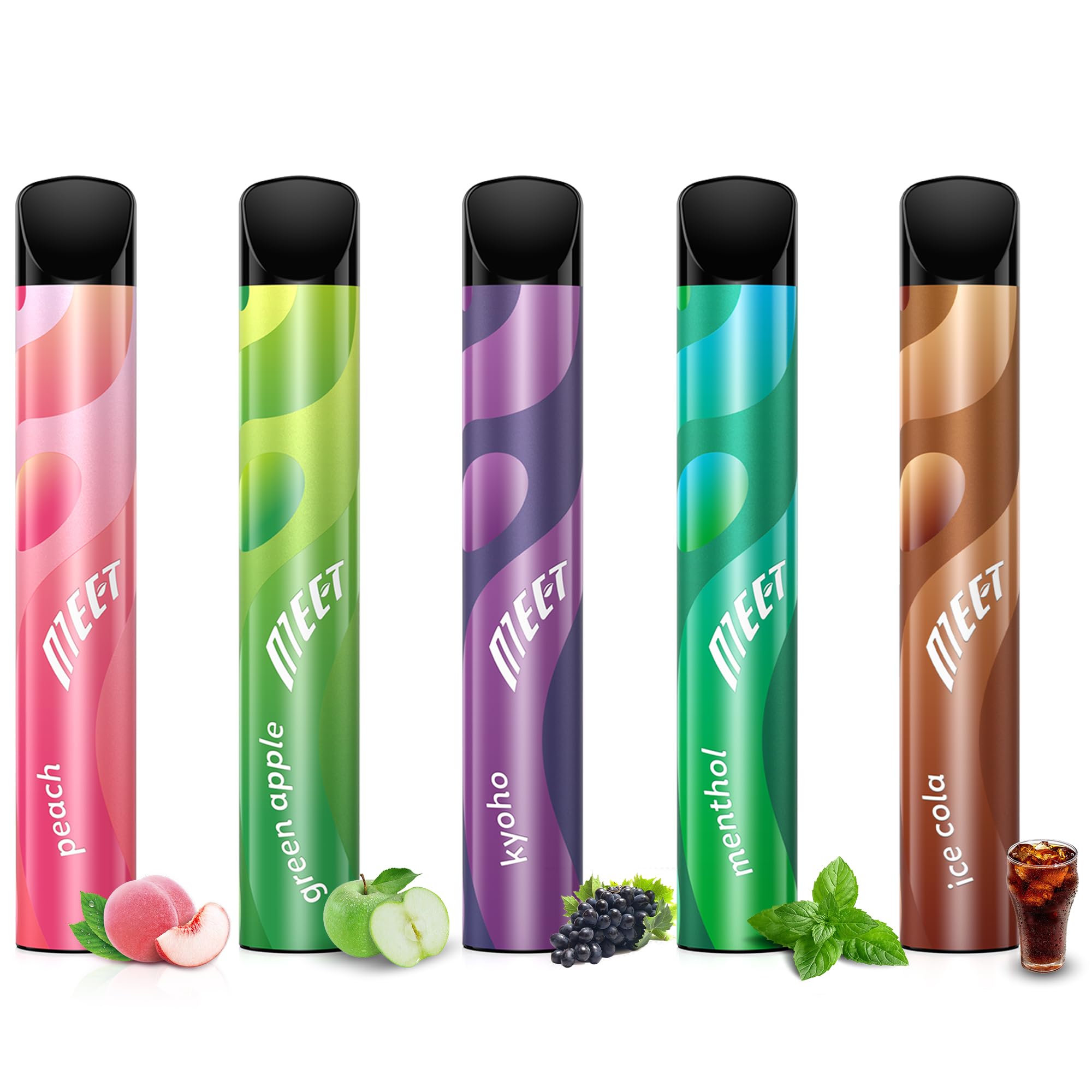 電子タバコ 使い捨て ベイプ 持ち運び シーシャ 爆煙 5風味セット 7500回吸引可能 大容量 VAPE 水蒸気タバコ メンソール入り 禁煙 タール ニコチン0 喫煙具 水タバコ MEET