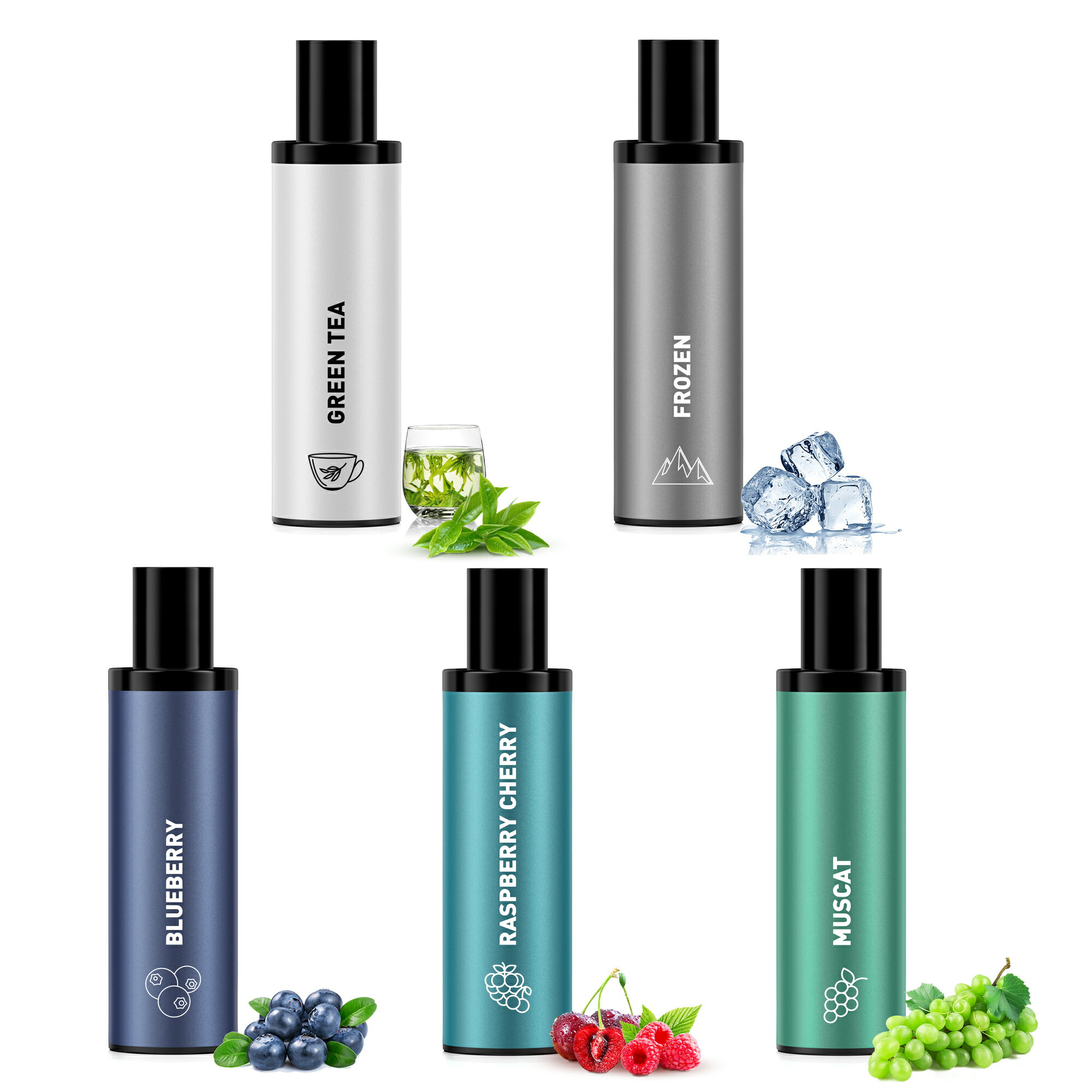 DBL BOX 電子タバコ べイプ ポッドカートリッジ 交換用ポッド フレーバー5種付き 25,000回吸引可能 爆煙 使い捨てカートリッジ リキッド充填不要 ...