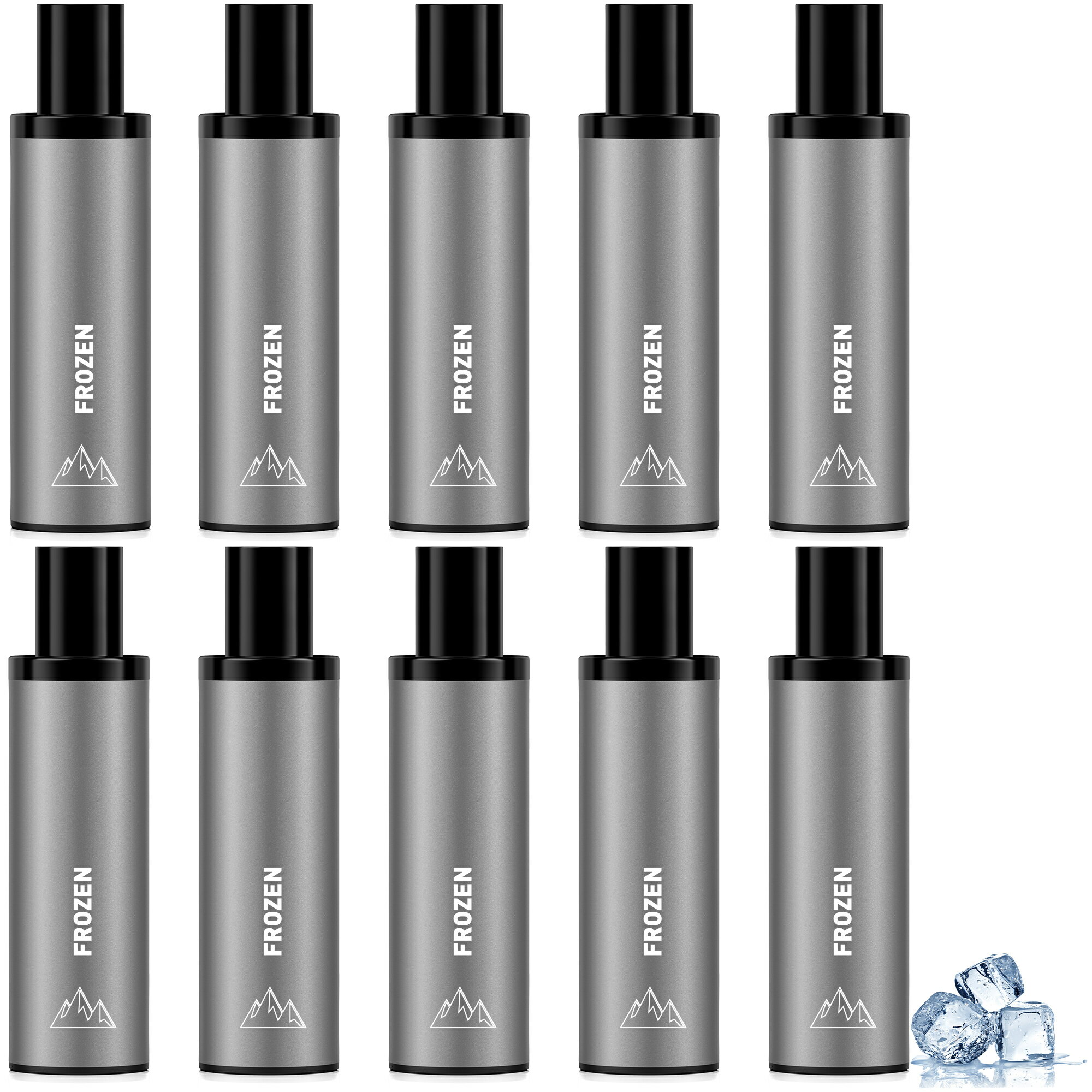 DBL BOX 電子タバコ べイプ ポッドカートリッジ 交換用ポッド 10個付き 50,000回吸引可能 爆煙 使い捨てカートリッジ リキッド充填不要 持ち運び シーシャvape 水蒸気タバコ ニコチン0 タール0 禁煙 スーパー清涼感