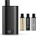 【本体+任意3風味POD】電子タバコ べイプ ポッド交換式 3風味セット ポッド3個付き 15000回吸引可能 LEDディスプレイ搭載 爆煙 使い捨てカートリッ...