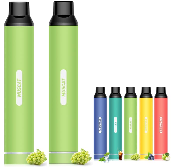 電子タバコ 使い捨て シーシャ 10000回吸引可能 マスカット2本 大容量 長持ち 爆煙ベイプ 持ち運び 水タバコ VAPE 節煙 禁煙 ニコチン0 タール0...